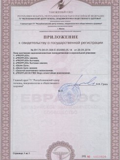 2015.03.25 Кстово - Приложение к сертификату, Профили поливинилхлоридные системы Rehau.